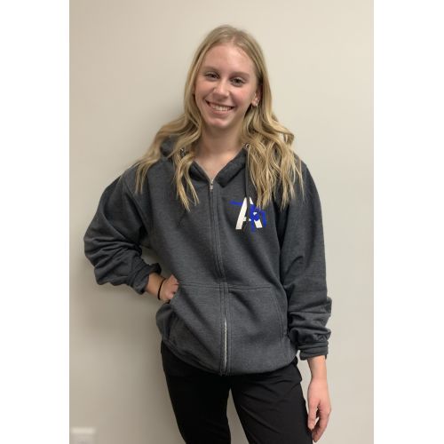 Acrobatic Arts Grey Zip Up Hoodie